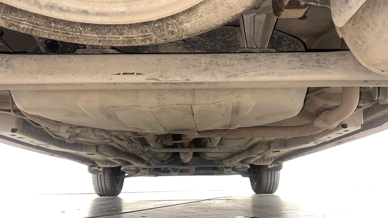 Used 2024 Tata Tiago XZA Plus iCNG Cng Automatic extra REAR UNDERBODY VIEW (TAKEN FROM REAR)