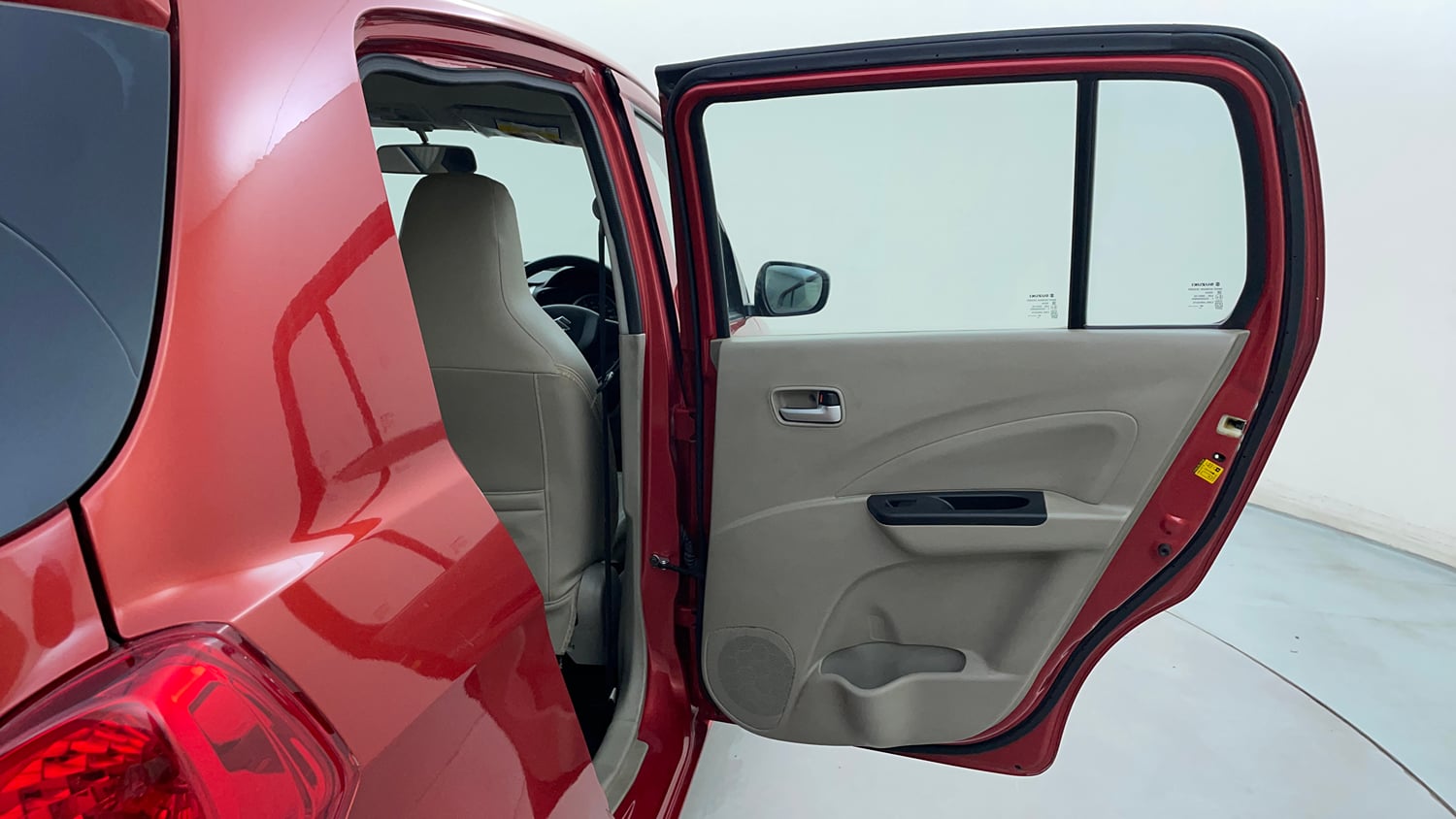 Used 2016 Maruti Suzuki Celerio VXI (O) AMT Petrol Automatic interior RIGHT REAR DOOR OPEN VIEW