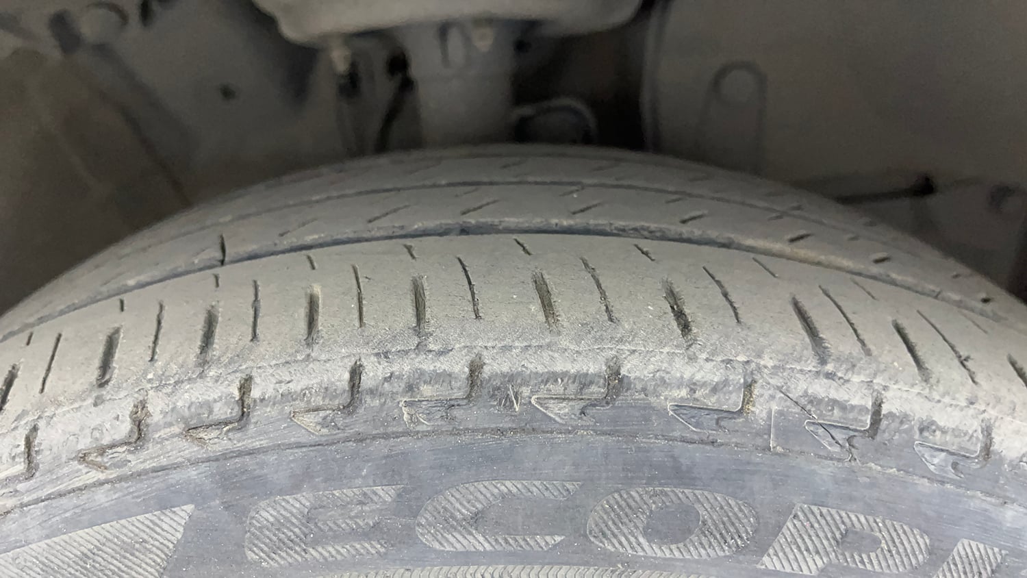 Used 2020 Honda City VX CVT Petrol Petrol Automatic tyres RIGHT FRONT TYRE TREAD VIEW