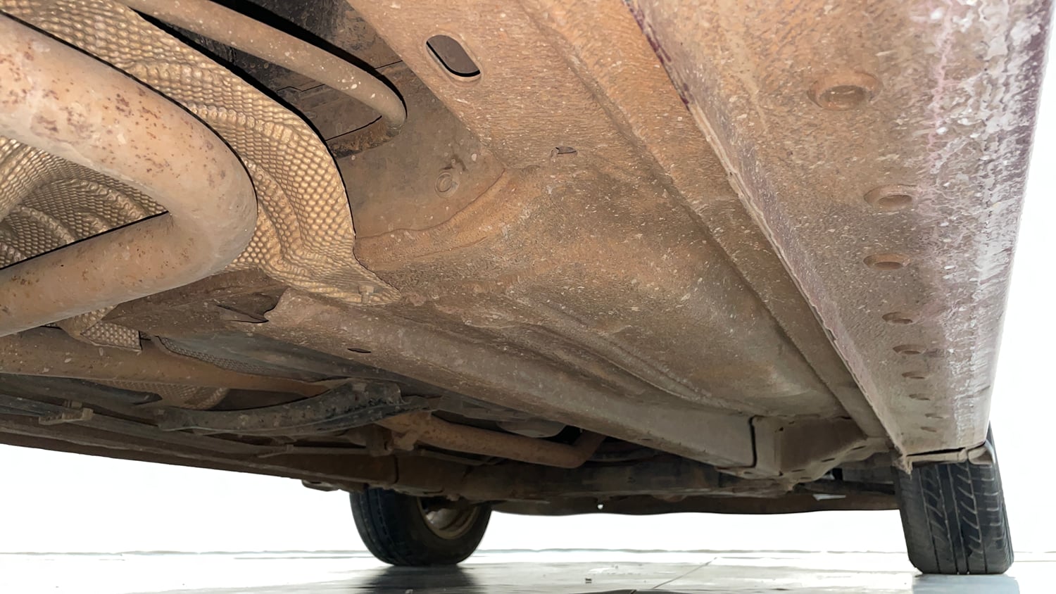 Used 2019 Ford Figo Aspire Titanium Plus 1.5 TDCi Diesel Manual extra REAR RIGHT UNDERBODY VIEW