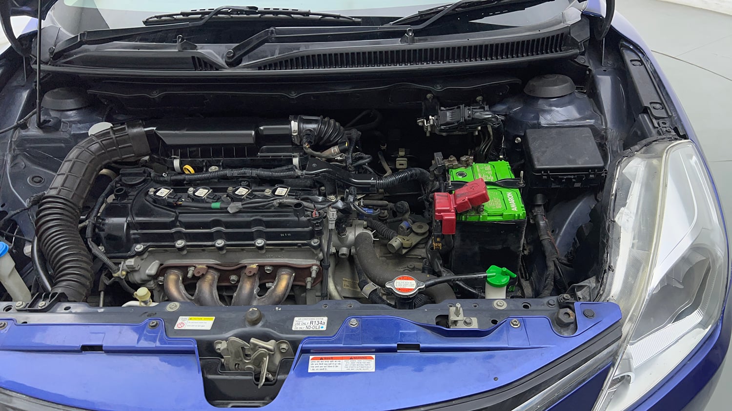 Used 2017 Maruti Suzuki Baleno Delta 1.2 Petrol Manual engine ENGINE LEFT SIDE VIEW