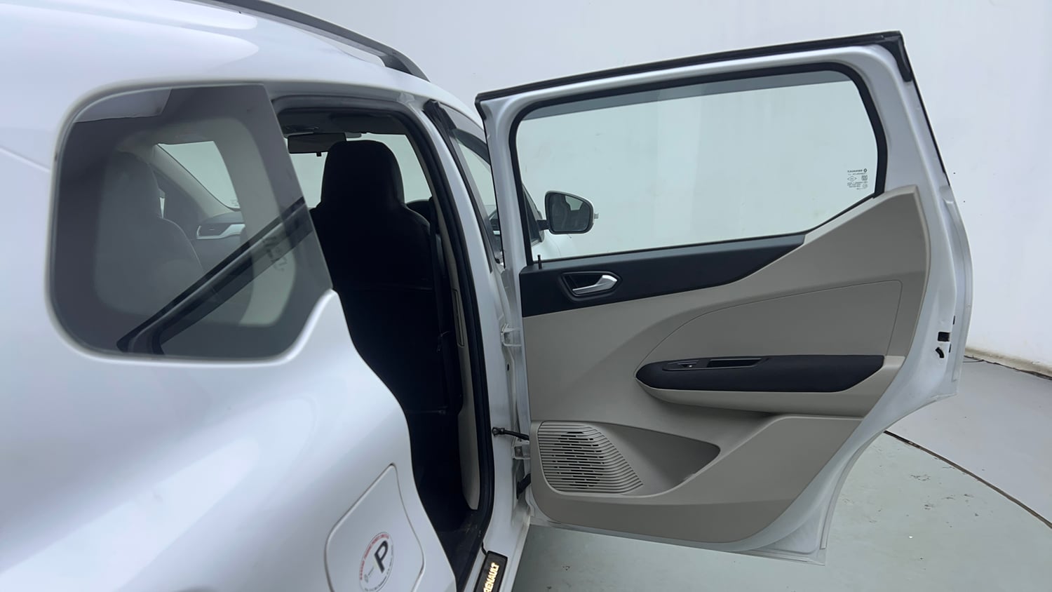 Used 2021 Renault Triber RXZ EASY-R AMT Petrol Automatic interior RIGHT REAR DOOR OPEN VIEW