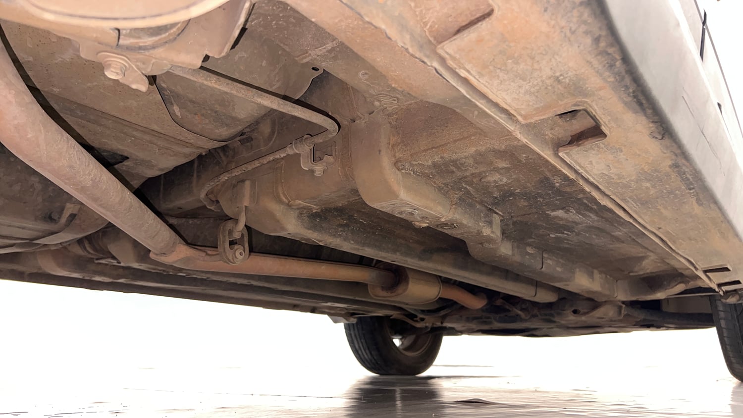 Used 2017 Hyundai Creta 1.6 SX Plus AT Petrol Petrol Automatic extra REAR RIGHT UNDERBODY VIEW