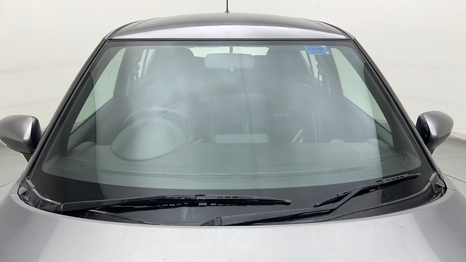 Used 2017 Maruti Suzuki Ignis Delta 1.2 MT Petrol Manual exterior FRONT WINDSHIELD VIEW
