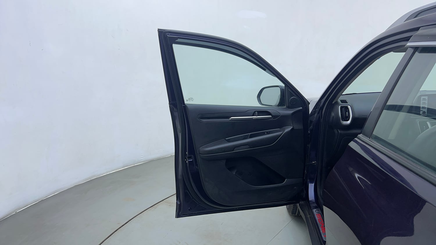 Used 2023 Kia Sonet HTK Plus 1.2 Petrol Manual interior LEFT FRONT DOOR OPEN VIEW