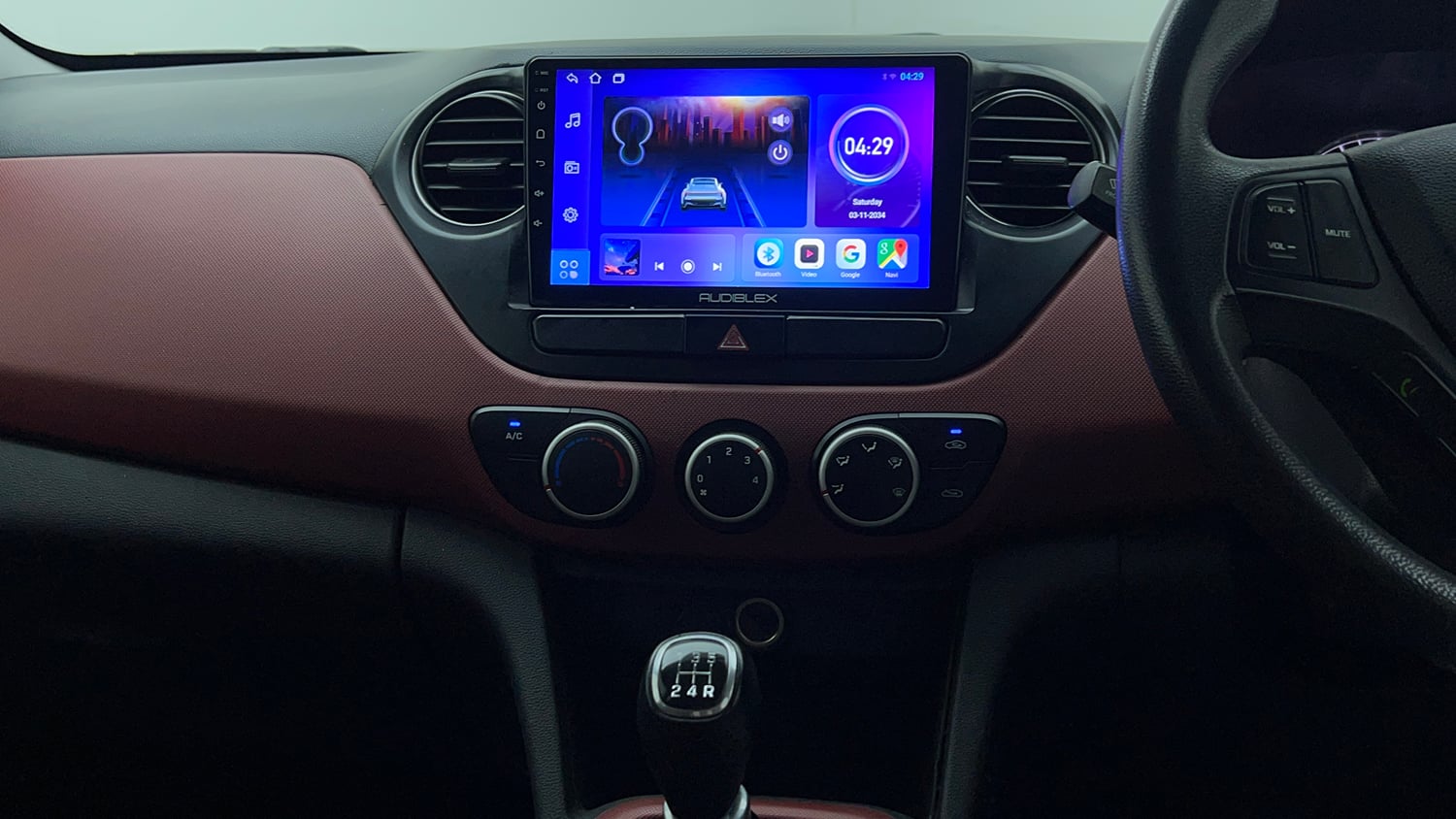 Used 2016 Hyundai Grand i10 Anniversary Edition Petrol Manual interior MUSIC SYSTEM & AC CONTROL VIEW