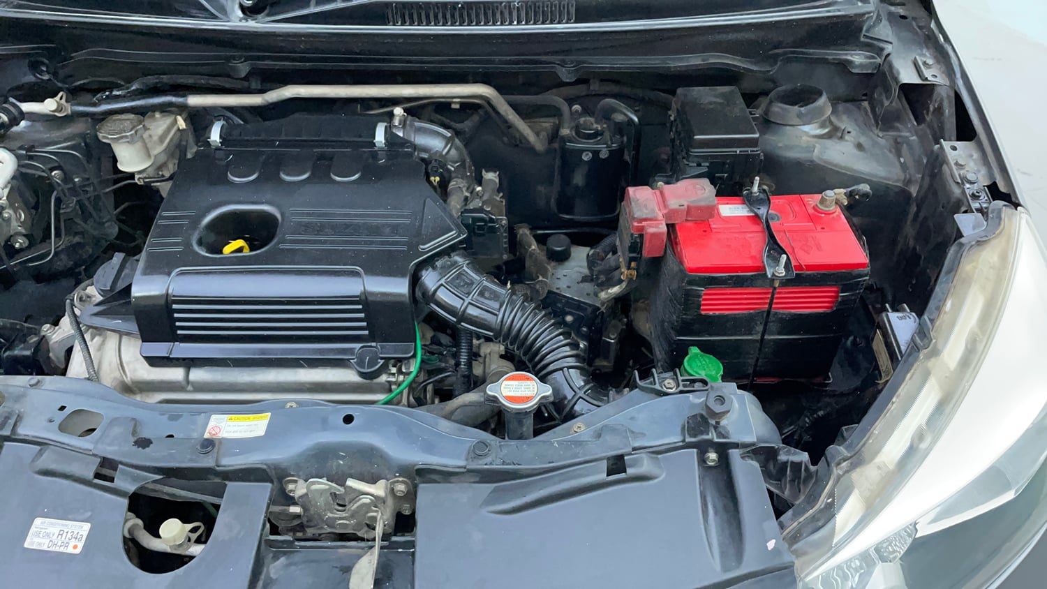 Used 2016 Maruti Suzuki Celerio ZXI (O) AMT Petrol Automatic engine ENGINE LEFT SIDE VIEW