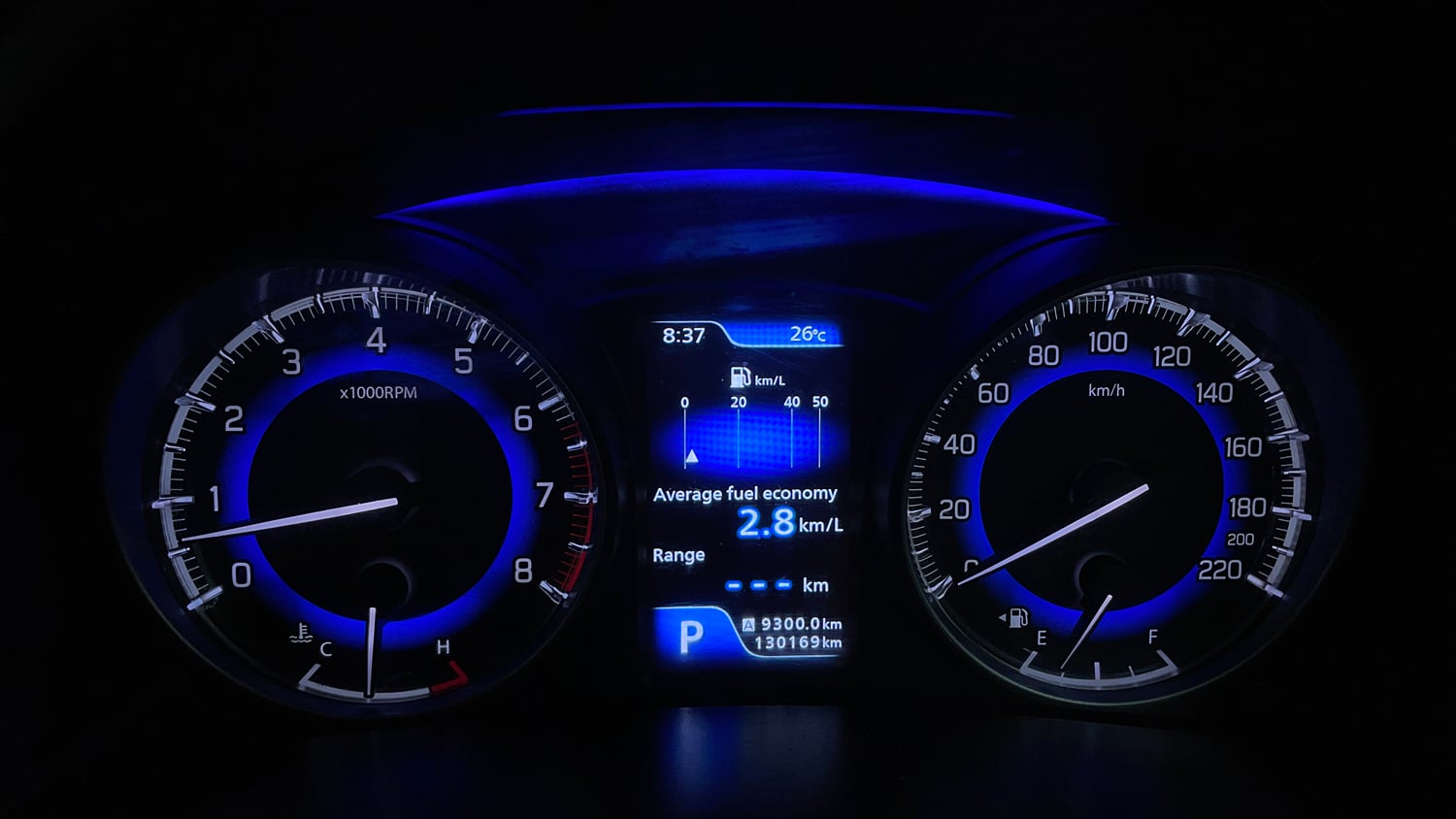Used 2017 Maruti Suzuki Baleno Zeta 1.2 AT Petrol Automatic interior CLUSTERMETER VIEW