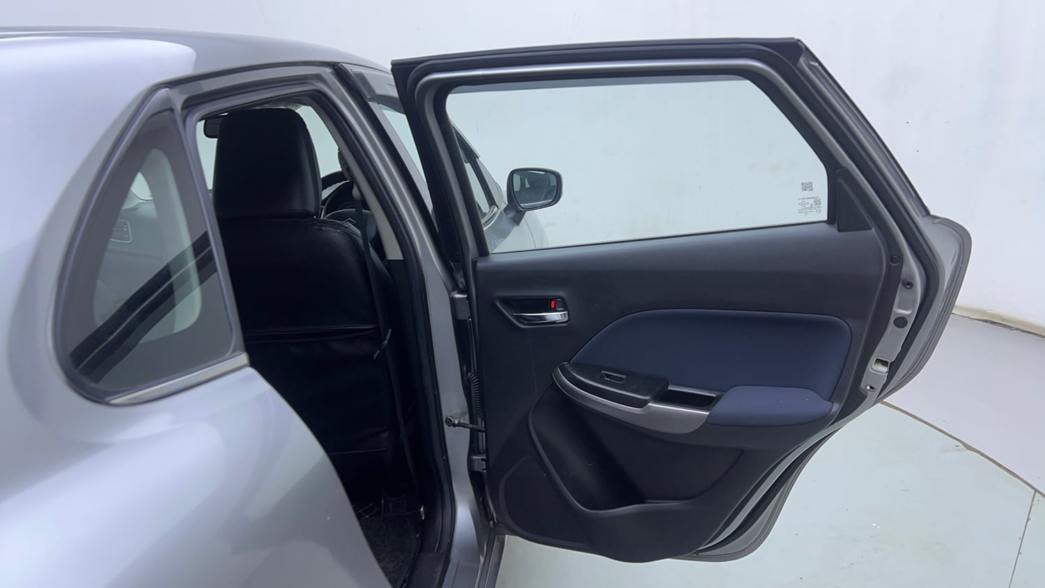 Used 2021 Maruti Suzuki Baleno Zeta Petrol Manual interior RIGHT REAR DOOR OPEN VIEW