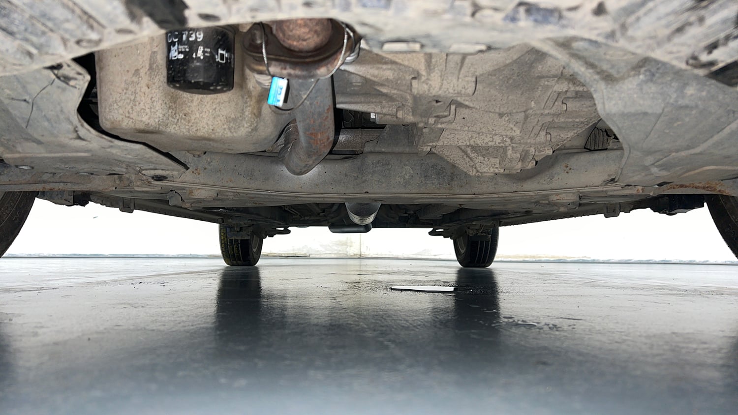 Used 2022 Maruti Suzuki Ciaz Zeta 1.5 Petrol Manual extra FRONT LEFT UNDERBODY VIEW