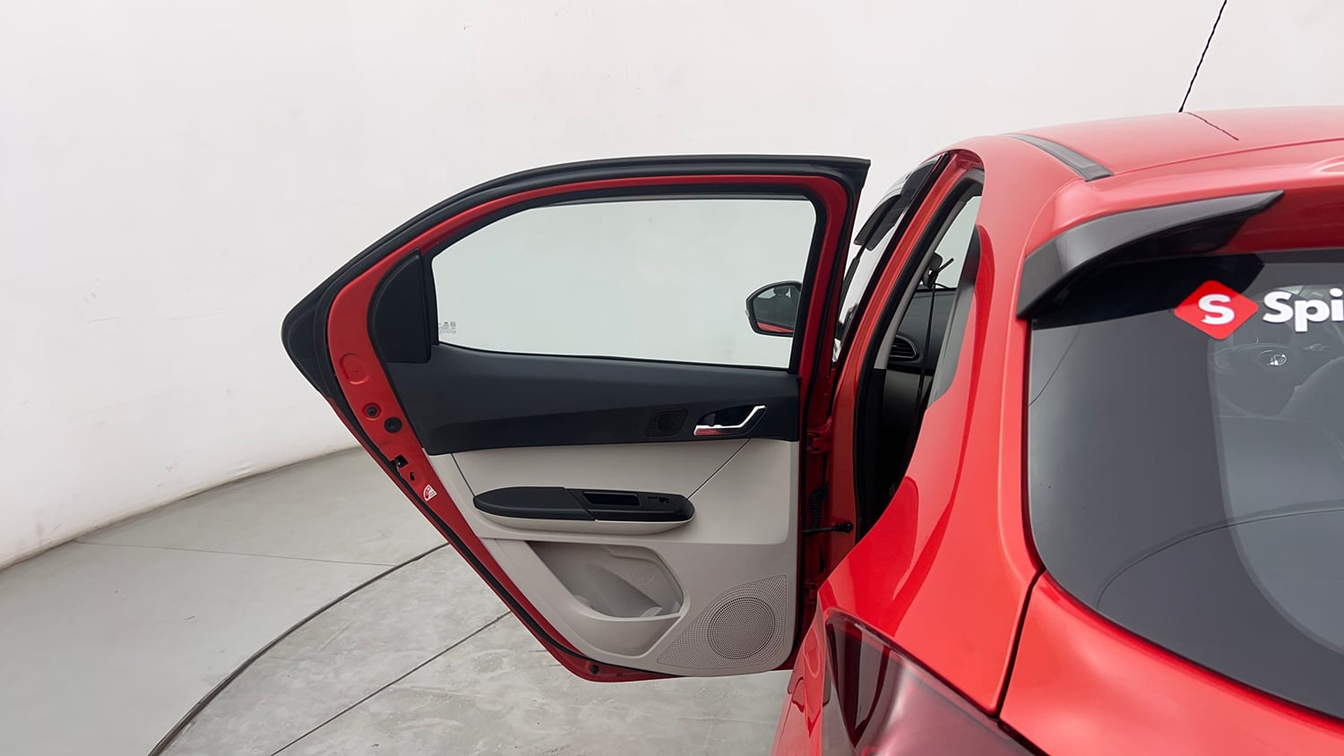 Used 2024 Tata Tiago XZA Plus iCNG Cng Automatic interior LEFT REAR DOOR OPEN VIEW