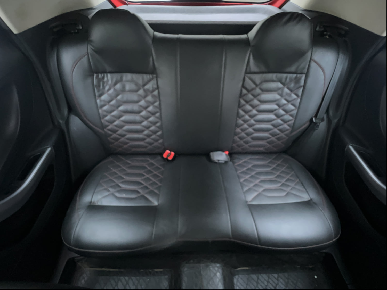 Used 2022 Tata Nexon XM Petrol Manual interior REAR SEAT CONDITION VIEW