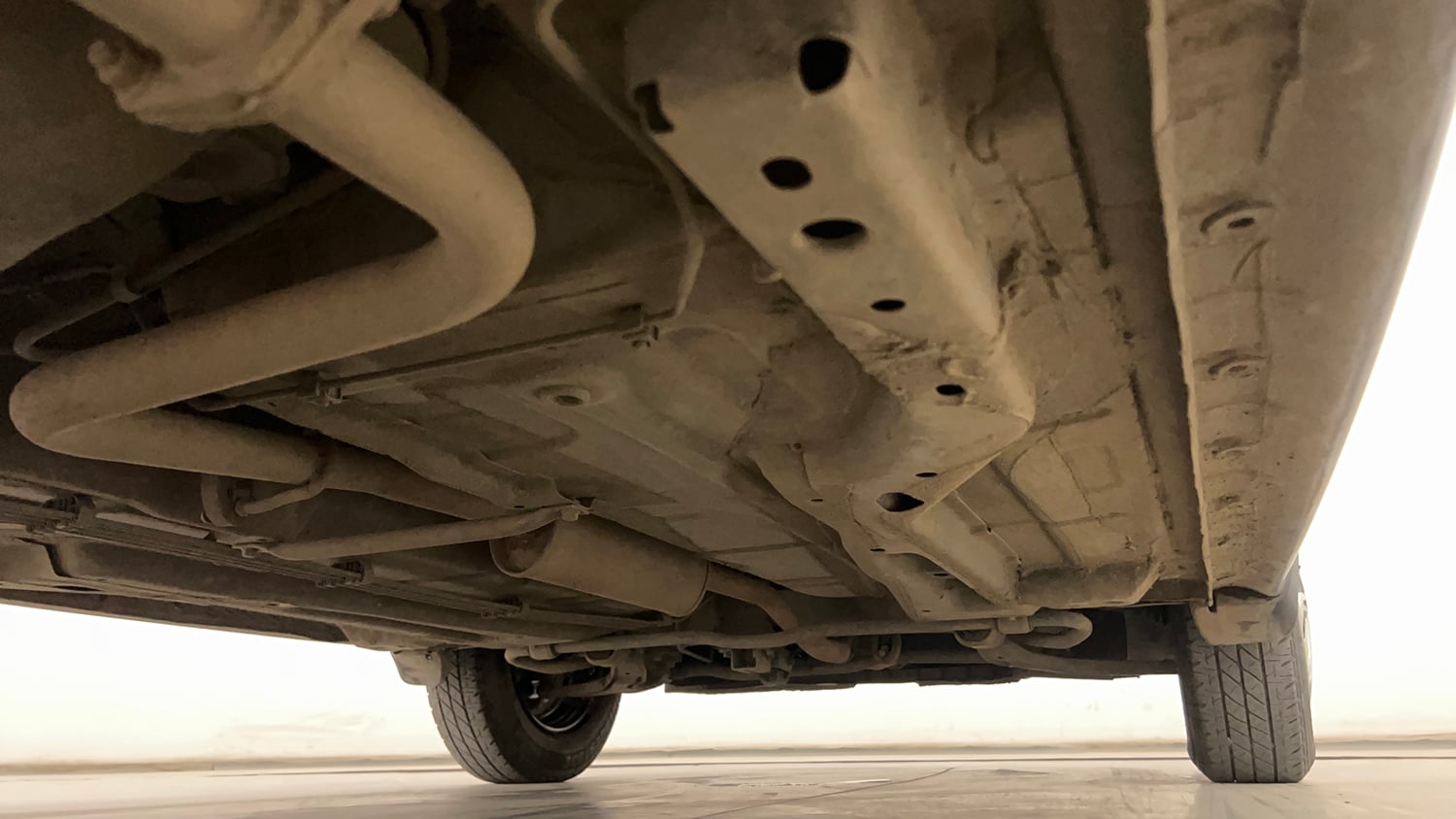 Used 2023 Tata Tiago XZ Plus CNG Cng Manual extra REAR RIGHT UNDERBODY VIEW