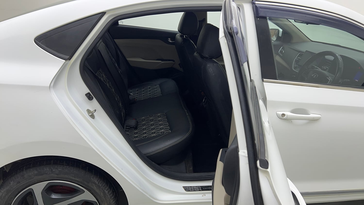 Used 2022 Hyundai Verna S Plus 1.5 VTVT Petrol Manual interior RIGHT SIDE REAR DOOR CABIN VIEW