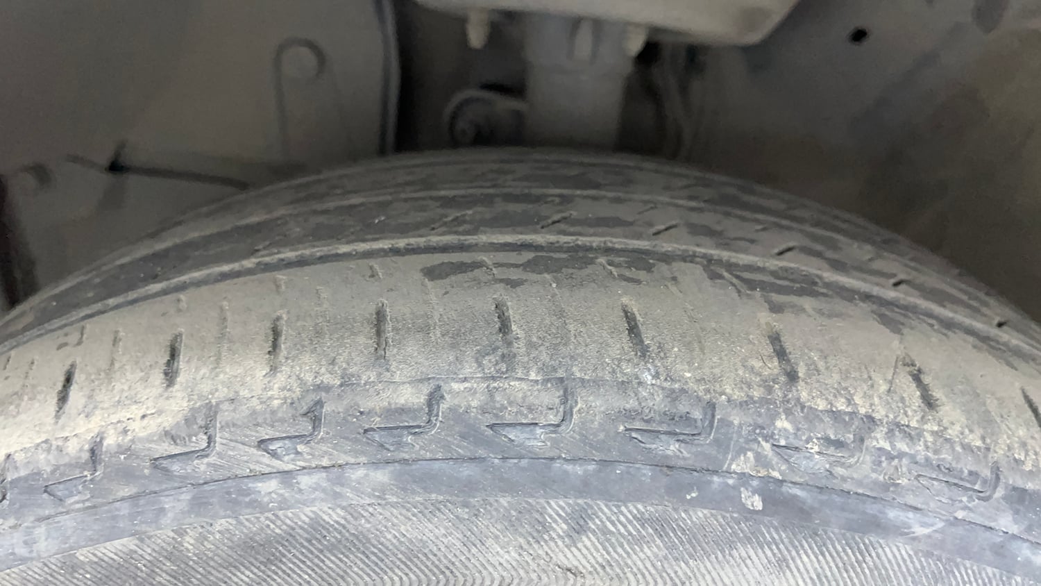 Used 2020 Honda City VX CVT Petrol Petrol Automatic tyres LEFT FRONT TYRE TREAD VIEW