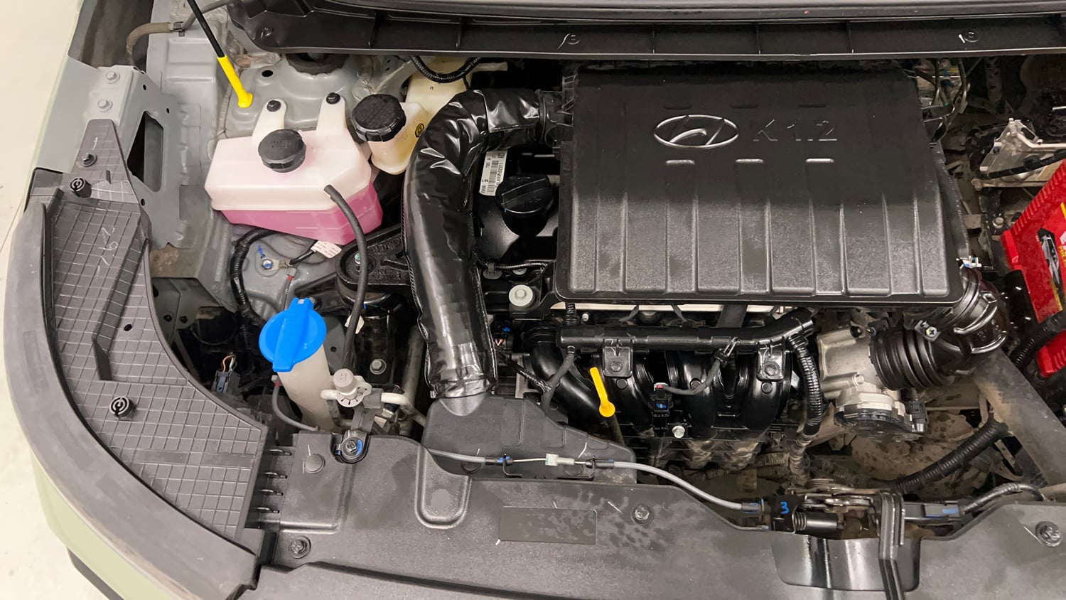Used 2024 Hyundai Exter SX 1.2 AMT Petrol Automatic engine ENGINE RIGHT SIDE VIEW