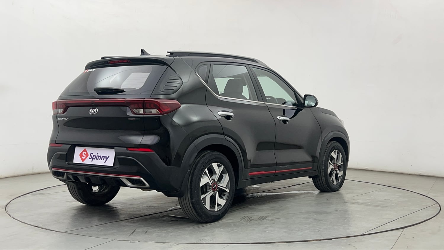 Used 2021 Kia Sonet GTX Plus 1.5 AT Diesel Automatic exterior RIGHT REAR CORNER VIEW