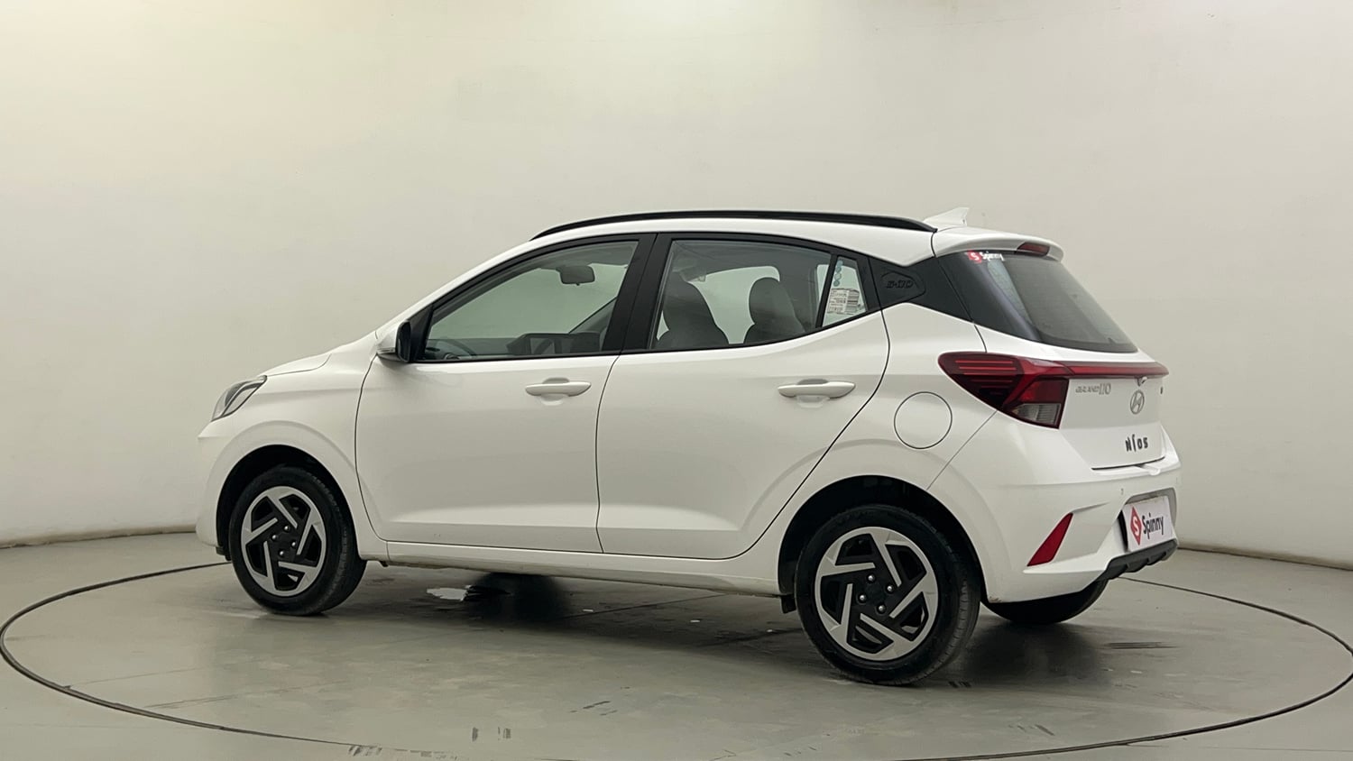 Used 2026 Hyundai Grand i10 Nios Sportz 1.2 Hy-CNG Duo Cng Manual exterior LEFT REAR CORNER VIEW
