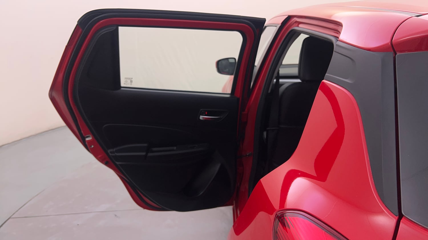 Used 2023 Maruti Suzuki Swift VXi AMT Petrol Automatic interior LEFT REAR DOOR OPEN VIEW