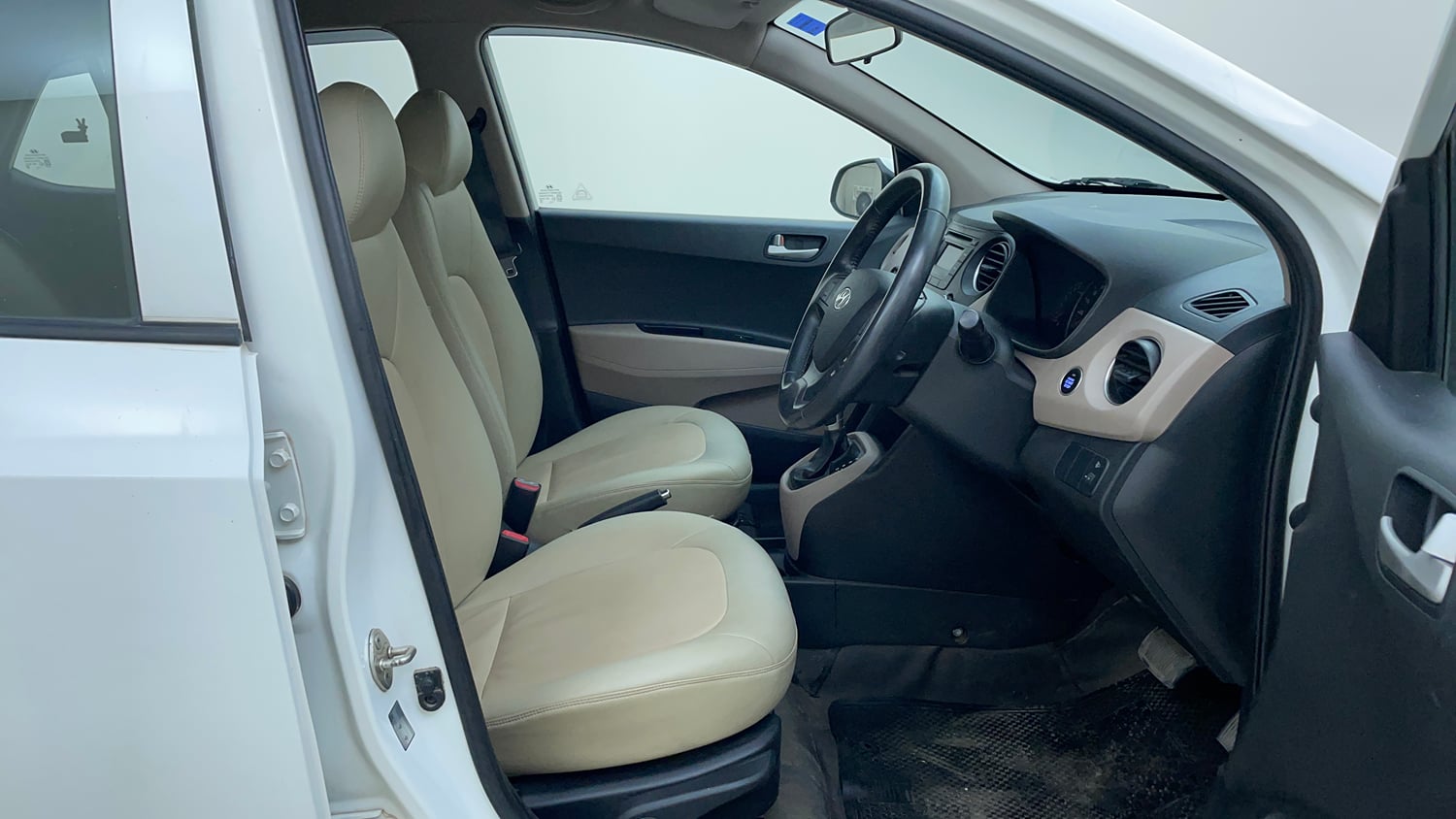 Used 2014 Hyundai Grand i10 Asta AT 1.2 Kappa VTVT Petrol Automatic interior RIGHT SIDE FRONT DOOR CABIN VIEW