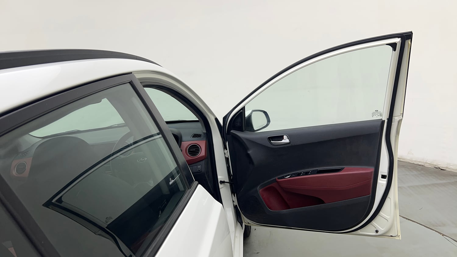 Used 2016 Hyundai Grand i10 Anniversary Edition Petrol Manual interior RIGHT FRONT DOOR OPEN VIEW