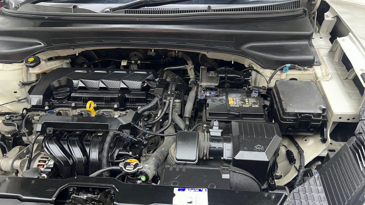Used 2023 Hyundai Creta S Plus 1.5 Petrol Knight Petrol Manual engine ENGINE LEFT SIDE VIEW
