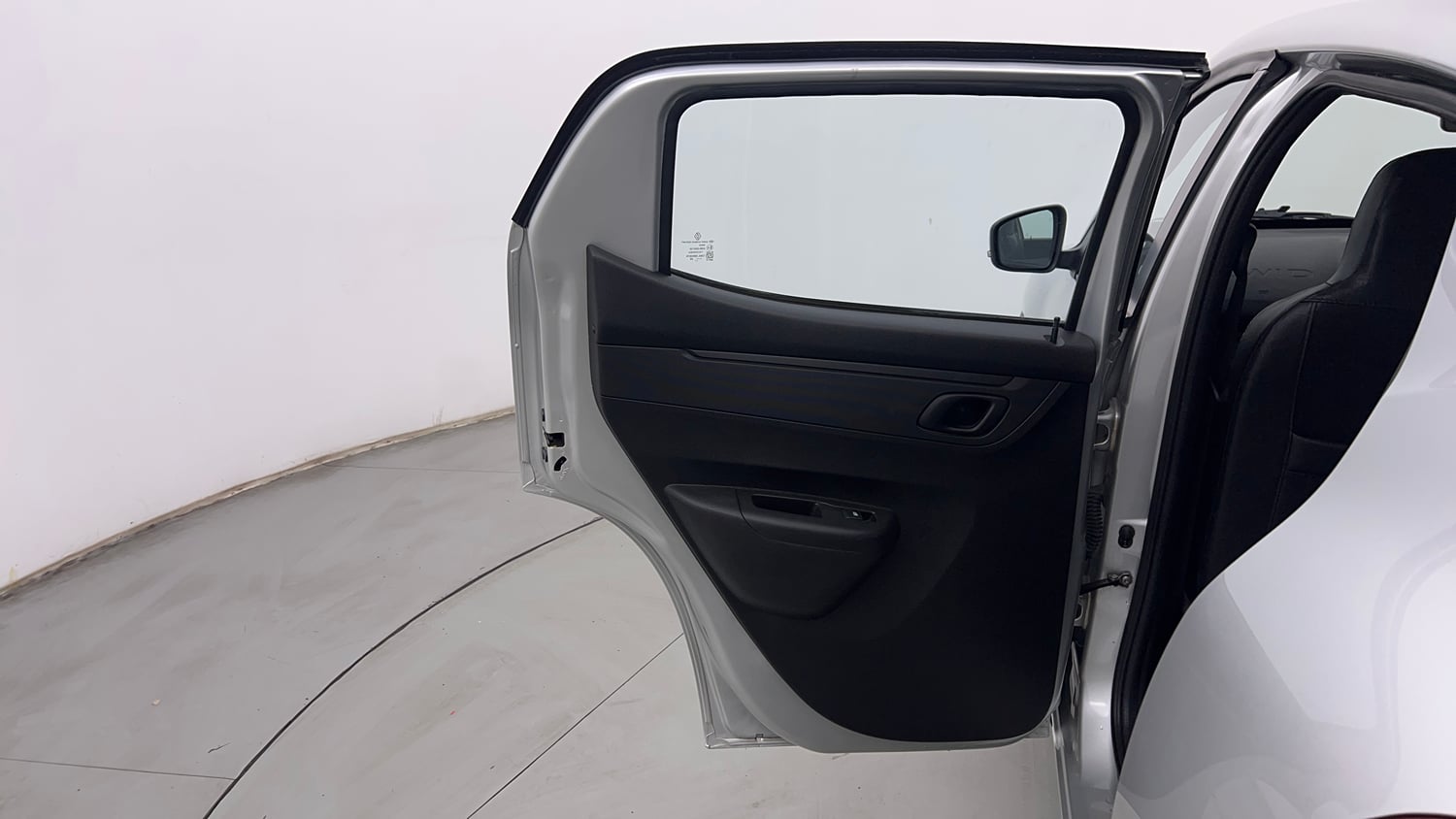 Used 2025 Renault Kwid RXT 1.0L AMT Petrol Automatic interior LEFT REAR DOOR OPEN VIEW