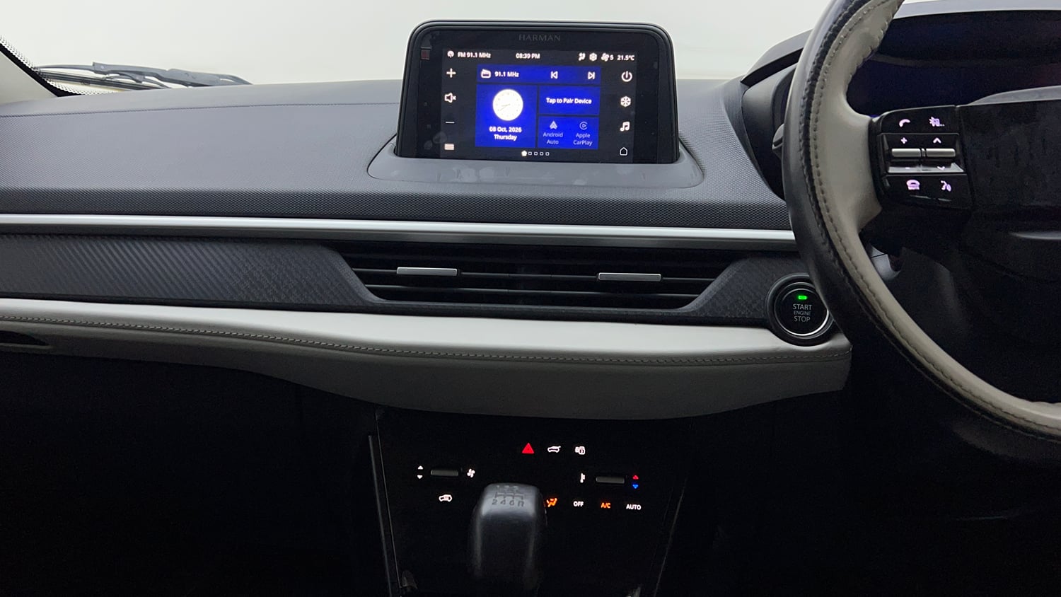 Used 2024 Tata Nexon Creative 1.2 Revotron Petrol 6MT Petrol Manual interior MUSIC SYSTEM & AC CONTROL VIEW