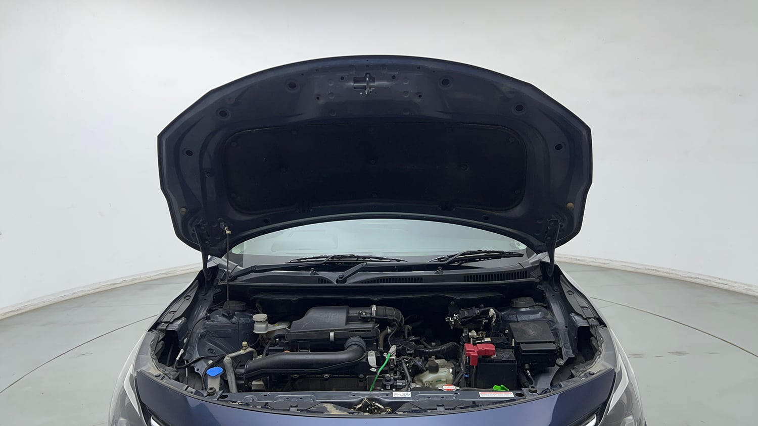 Used 2024 Maruti Suzuki Baleno Alpha AGS Petrol Automatic engine ENGINE & BONNET OPEN FRONT VIEW