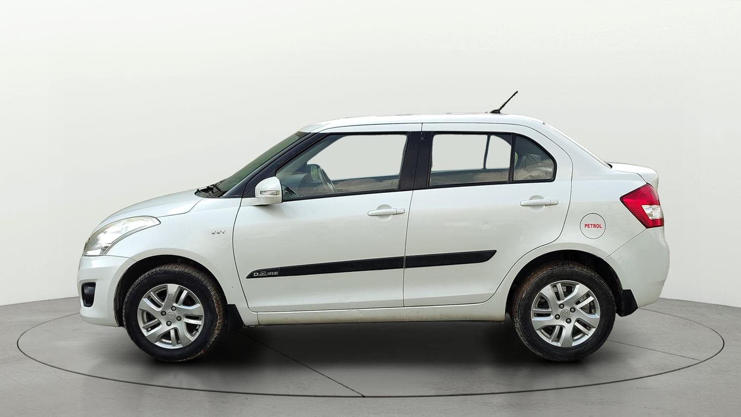 Used 2012 Maruti Suzuki Swift Dzire ZXI Petrol Manual exterior LEFT SIDE VIEW