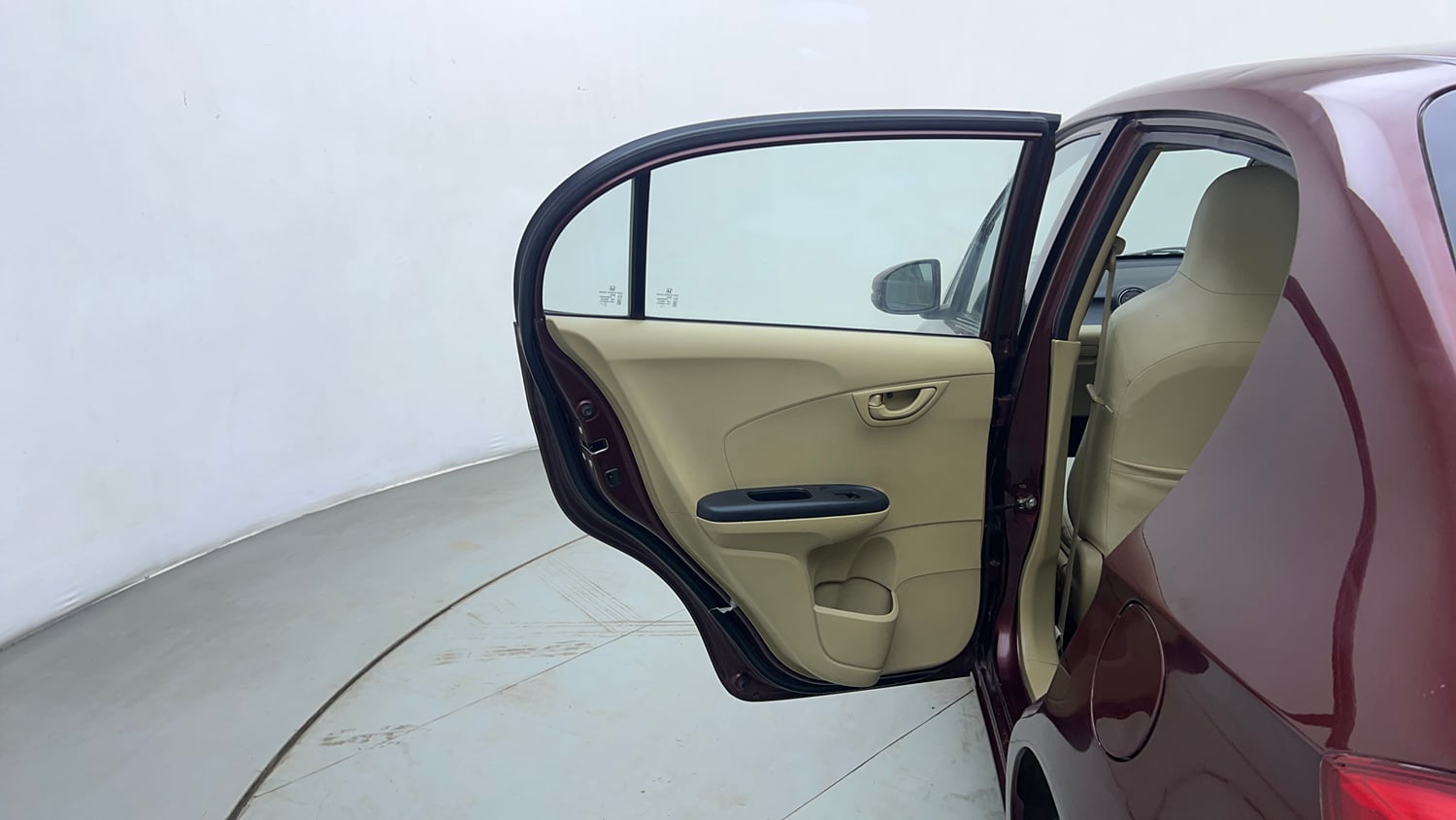 Used 2015 Honda Amaze 1.2 S i-VTEC Petrol Manual interior LEFT REAR DOOR OPEN VIEW