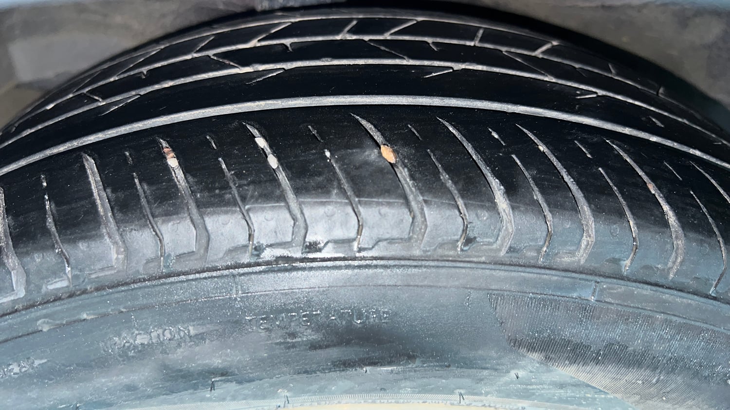 Used 2018 Honda WR-V VX MT Petrol Petrol Manual tyres RIGHT REAR TYRE TREAD VIEW