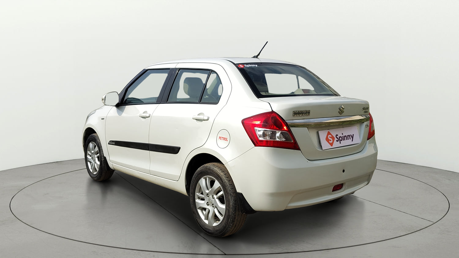 Used 2012 Maruti Suzuki Swift Dzire ZXI Petrol Manual exterior LEFT REAR CORNER VIEW