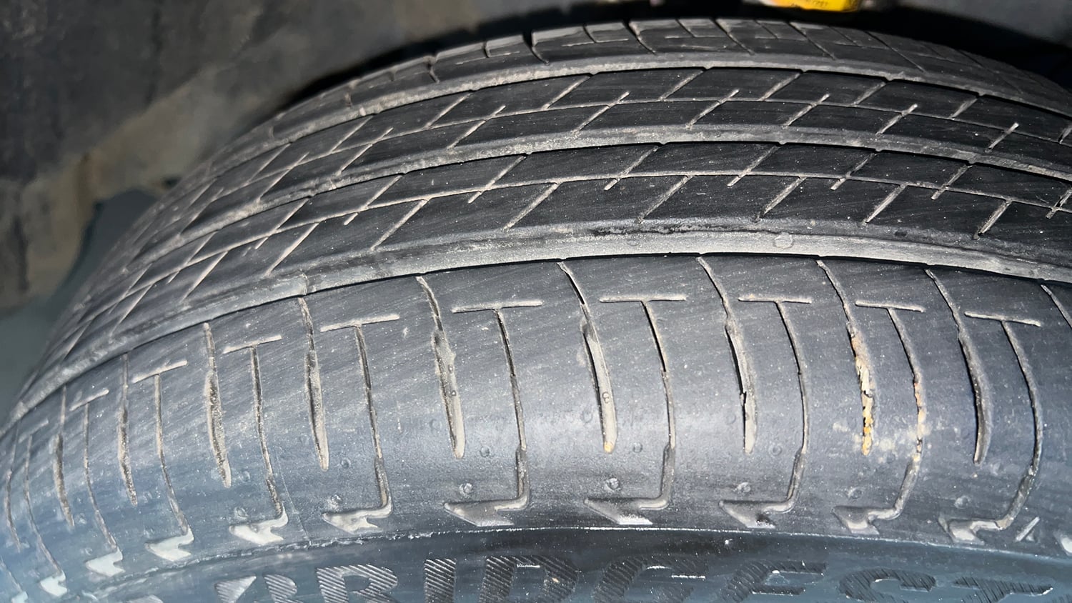 Used 2021 Honda Amaze S MT 1.2 Petrol Petrol Manual tyres RIGHT FRONT TYRE TREAD VIEW