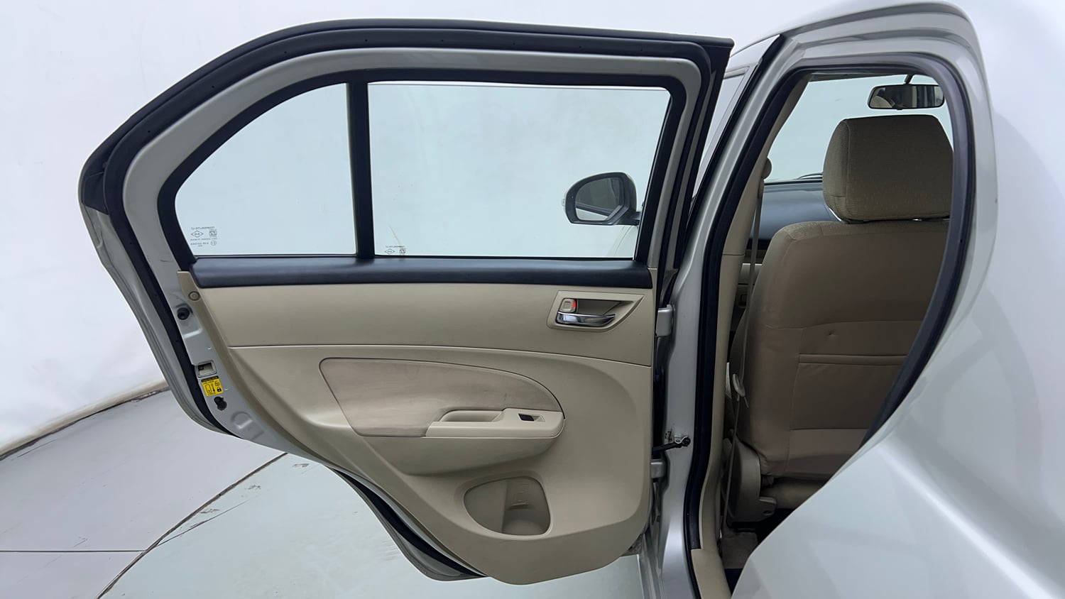 Used 2016 Maruti Suzuki Swift Dzire VXI Petrol Manual interior LEFT REAR DOOR OPEN VIEW