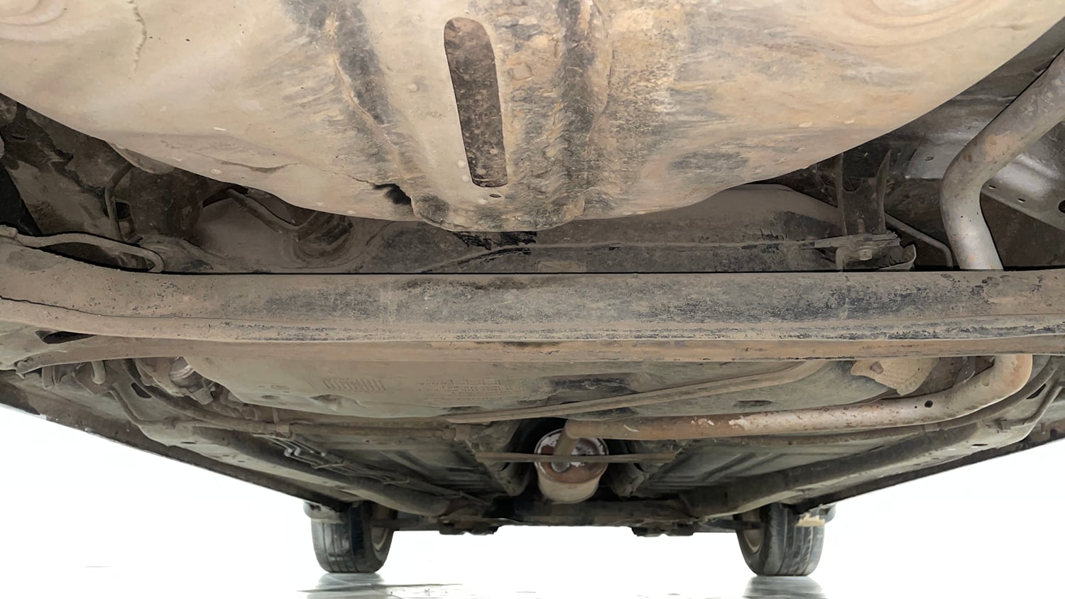 Used 2017 Maruti Suzuki Baleno Zeta 1.2 AT Petrol Automatic extra REAR UNDERBODY VIEW (TAKEN FROM REAR)