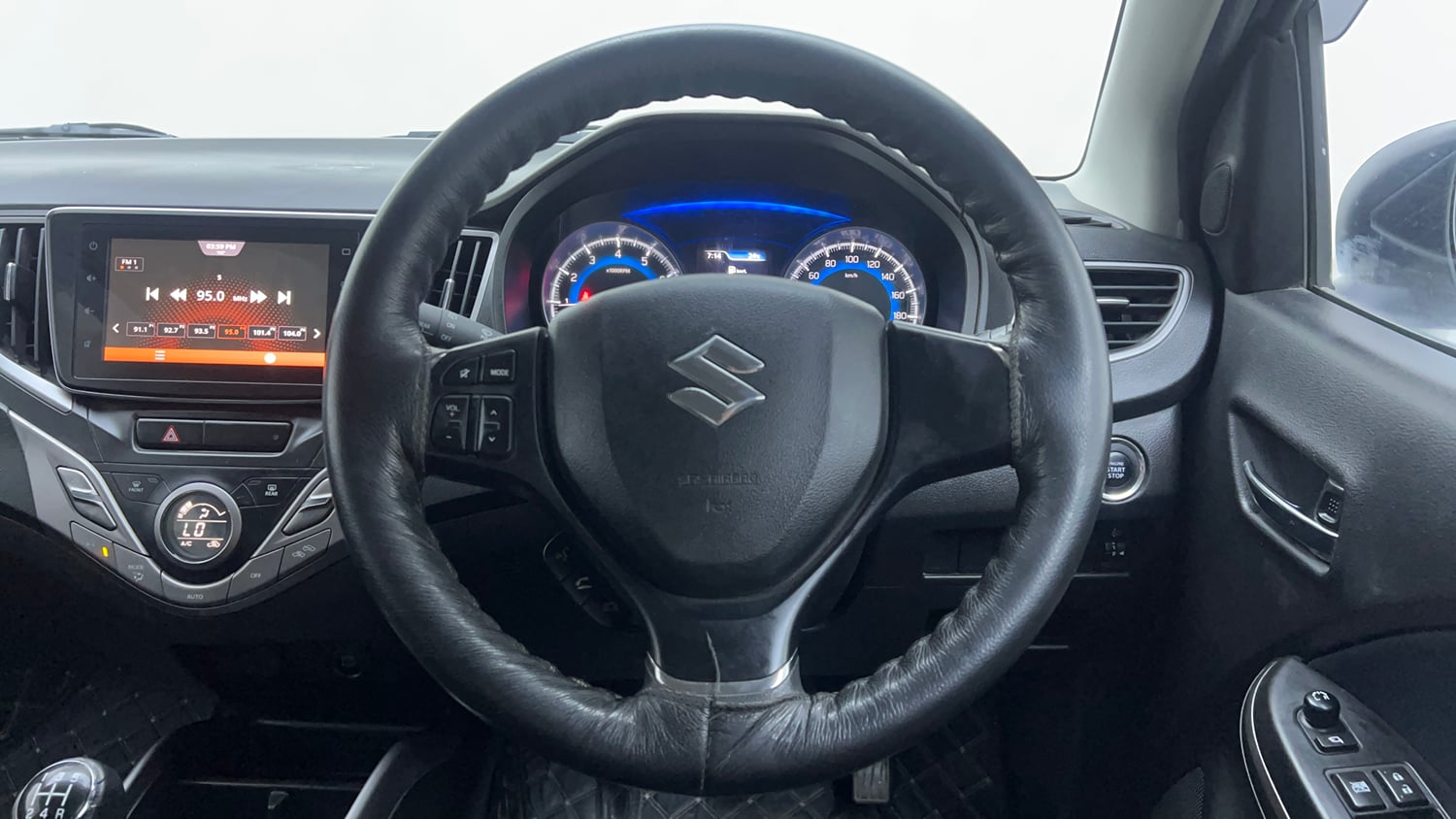Used 2021 Maruti Suzuki Baleno Zeta Petrol Manual interior STEERING VIEW