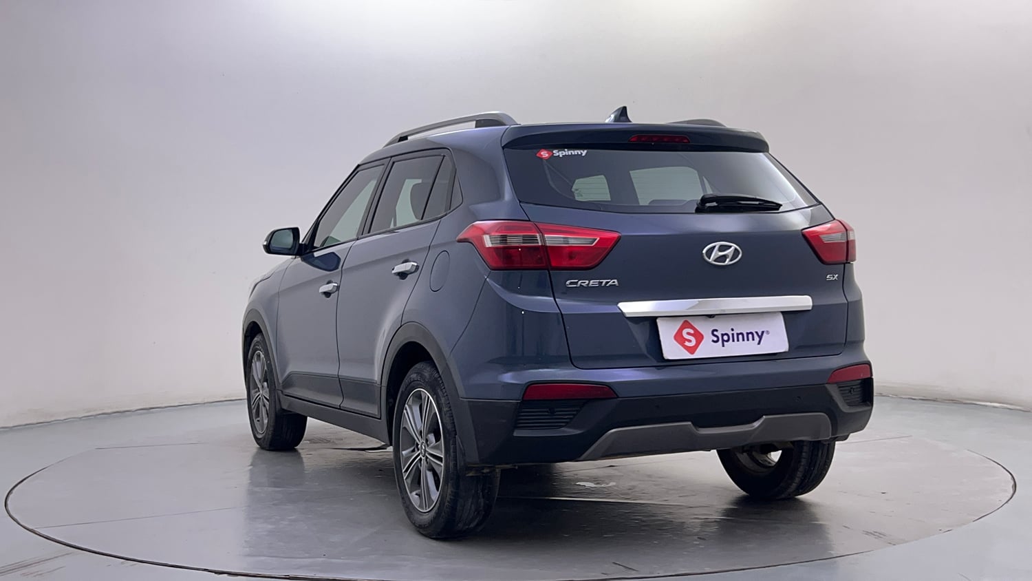Used 2017 Hyundai Creta 1.6 SX Plus AT Petrol Petrol Automatic exterior LEFT REAR CORNER VIEW