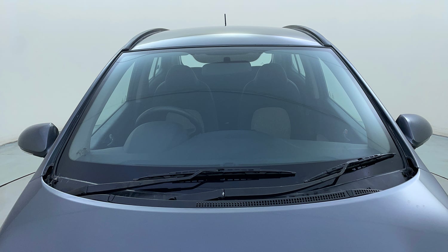 Used 2014 Hyundai Grand i10 Sportz 1.2 Kappa VTVT Petrol Manual exterior FRONT WINDSHIELD VIEW