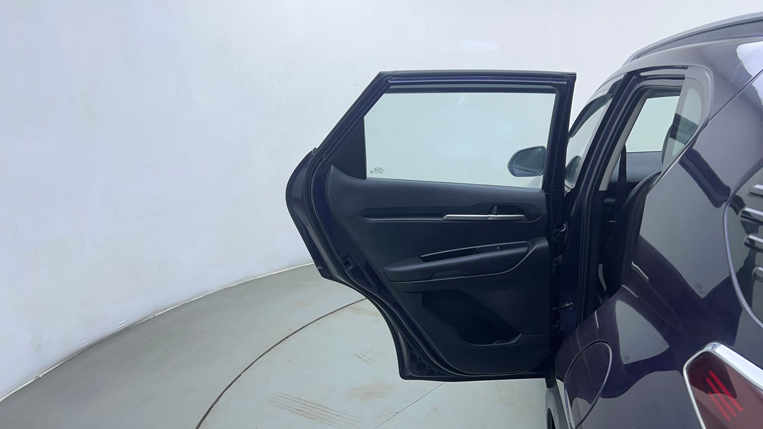 Used 2023 Kia Sonet HTK Plus 1.2 Petrol Manual interior LEFT REAR DOOR OPEN VIEW