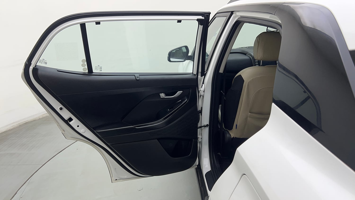 Used 2023 Hyundai Creta S Plus 1.5 Petrol Knight Petrol Manual interior LEFT REAR DOOR OPEN VIEW