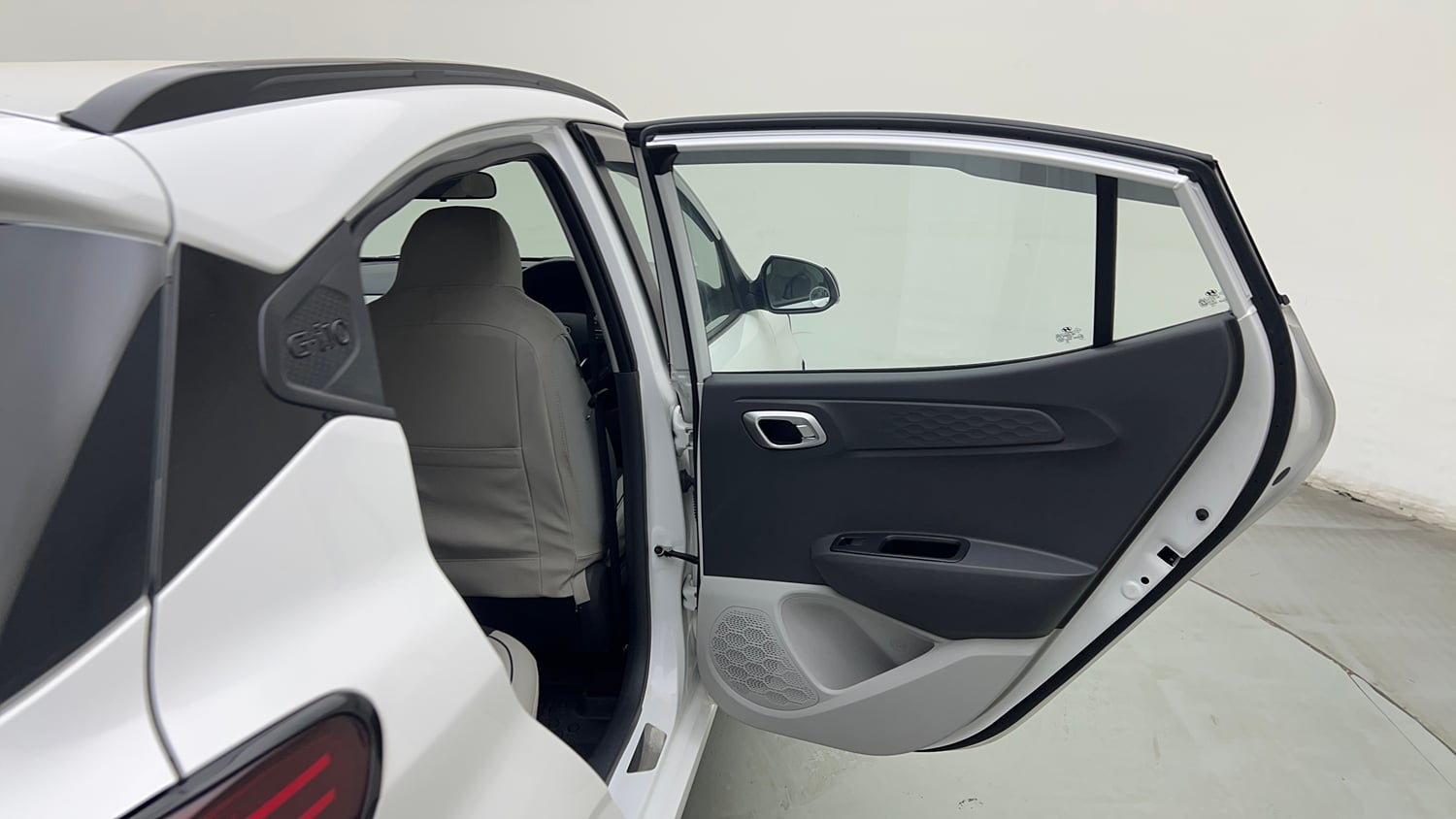 Used 2024 Hyundai Grand i10 Nios Sportz 1.2 Kappa VTVT Petrol Manual interior RIGHT REAR DOOR OPEN VIEW