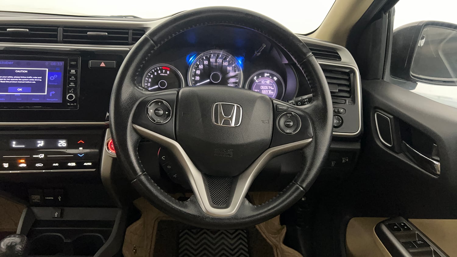 Used 2018 Honda City VX Petrol Petrol Manual interior STEERING VIEW