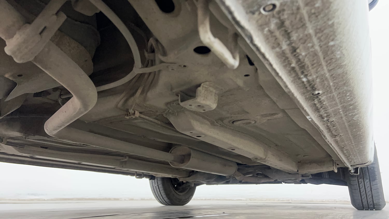 Used 2014 Maruti Suzuki Celerio VXi Petrol Manual extra REAR RIGHT UNDERBODY VIEW