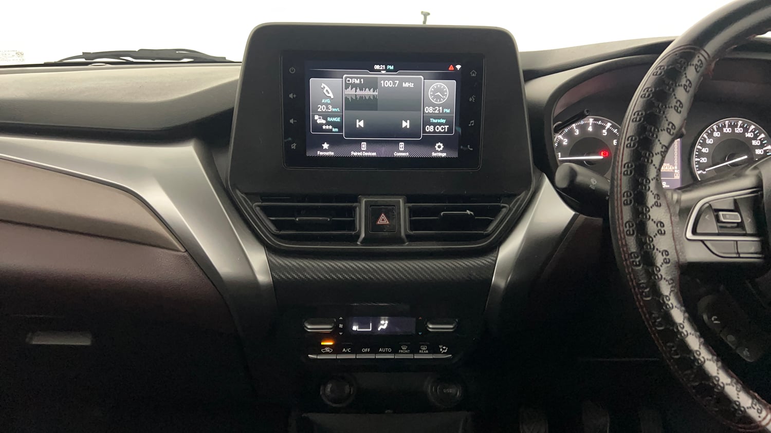 Used 2024 Maruti Suzuki Fronx Delta Plus 1.2L MT Petrol Manual interior MUSIC SYSTEM & AC CONTROL VIEW