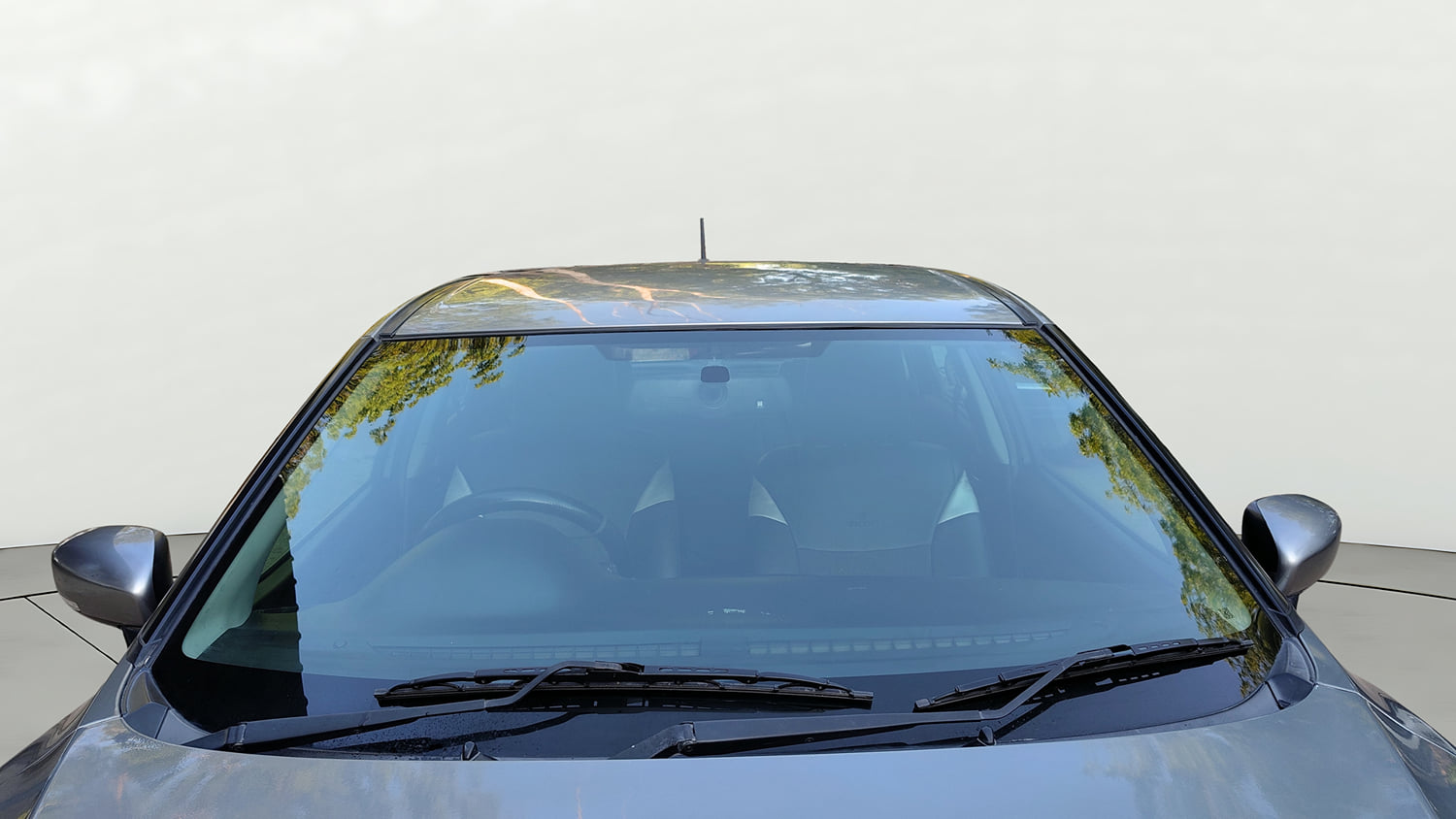 Used 2017 Maruti Suzuki Baleno Zeta 1.2 Petrol Manual exterior FRONT WINDSHIELD VIEW