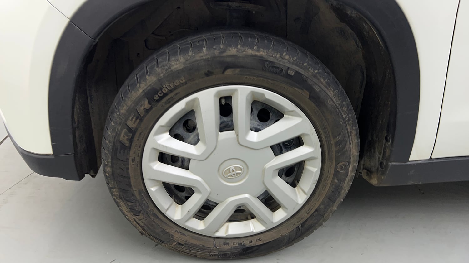 Used 2021 Toyota Urban Cruiser Mid Grade AT Petrol Automatic tyres LEFT FRONT TYRE RIM VIEW