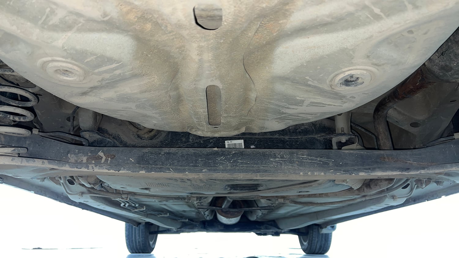 Used 2018 Maruti Suzuki Baleno Zeta 1.2 Petrol Manual extra REAR UNDERBODY VIEW (TAKEN FROM REAR)