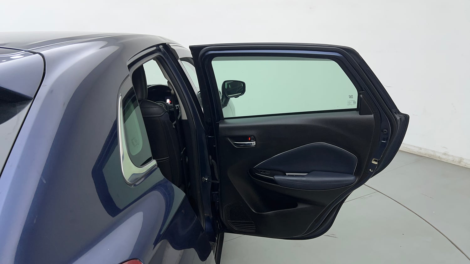 Used 2024 Maruti Suzuki Baleno Alpha AGS Petrol Automatic interior RIGHT REAR DOOR OPEN VIEW
