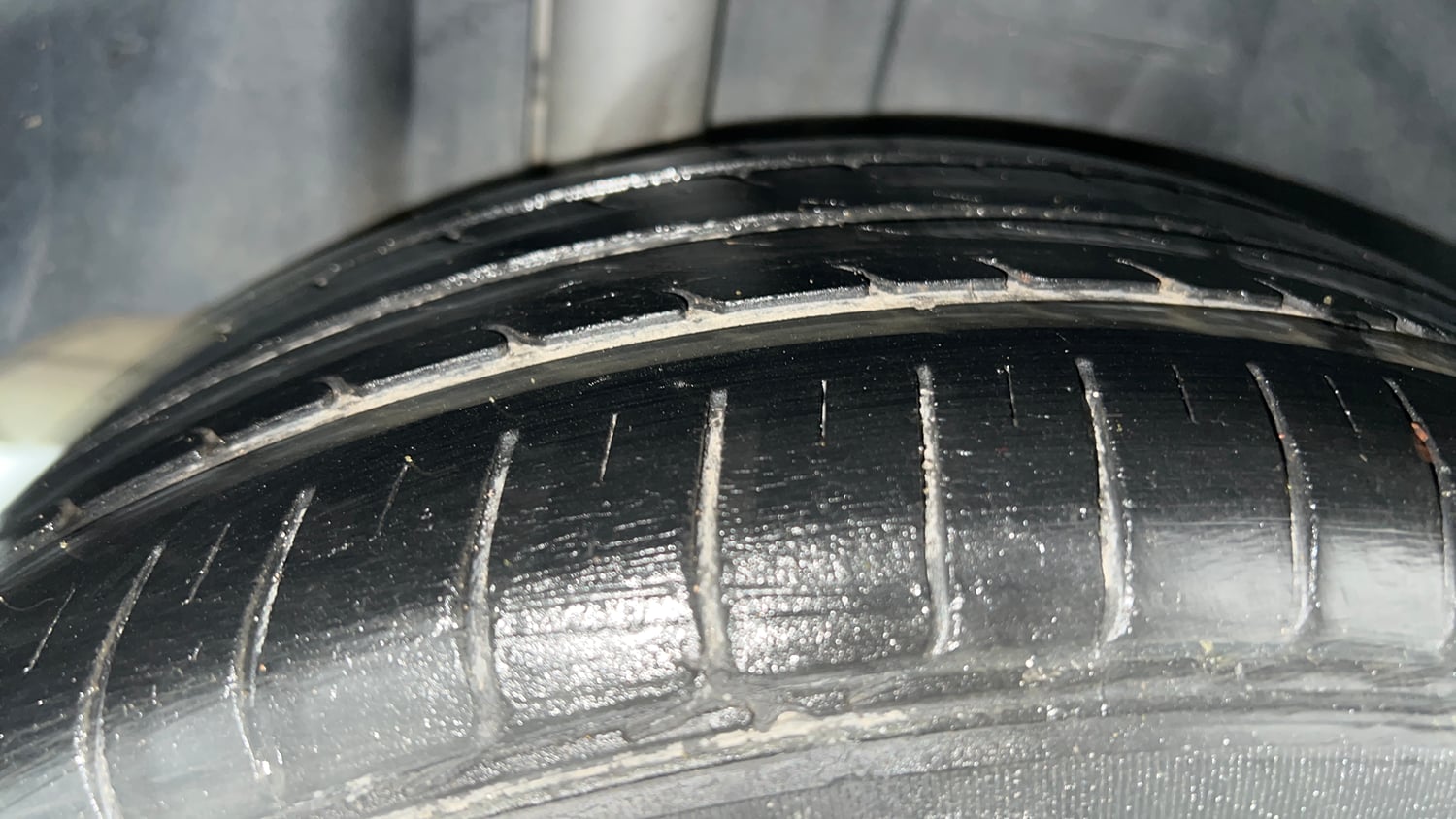 Used 2019 Ford Freestyle Titanium 1.2 Ti-VCT Petrol Manual tyres RIGHT REAR TYRE TREAD VIEW
